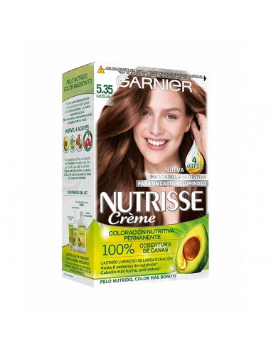 Permanent Colour Creme Garnier Nutrisse Creme 5.35/58 - Sequoia