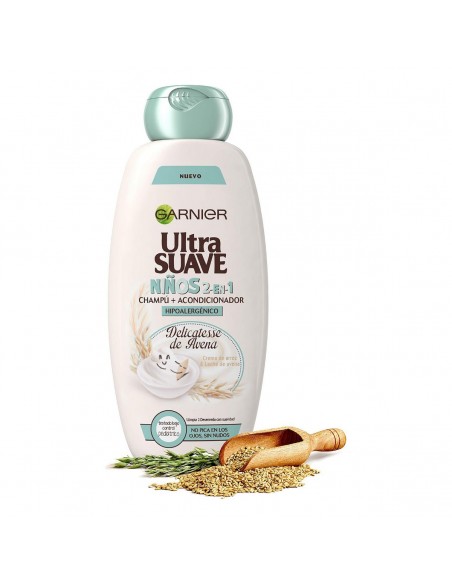 Shampoing pour enfants Garnier Ultra Suave Shampooing et après-shampooing Avoine (400 ml)