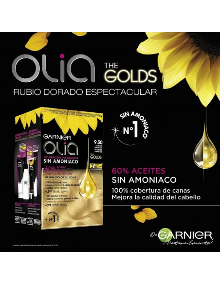 Teinture sans ammoniaque Garnier Olia 9,30 - Dorado caramelo (54 ml)