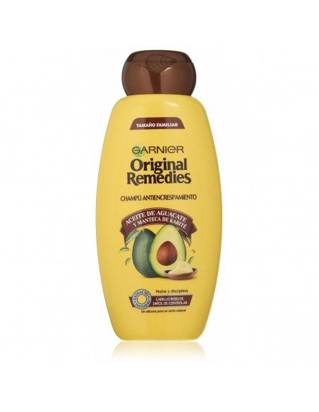 Shampoing Anti Frisottis Garnier Original  Remedies Karité Avocat (600 ml)