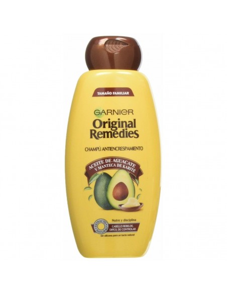 Shampoing Anti Frisottis Garnier Original  Remedies Karité Avocat (600 ml)