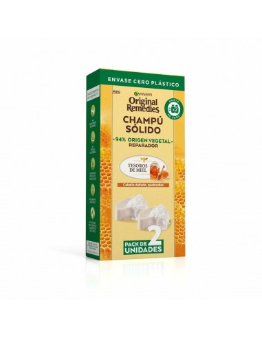 Champú Sólido Garnier Original Remedies (2 x 60 g)