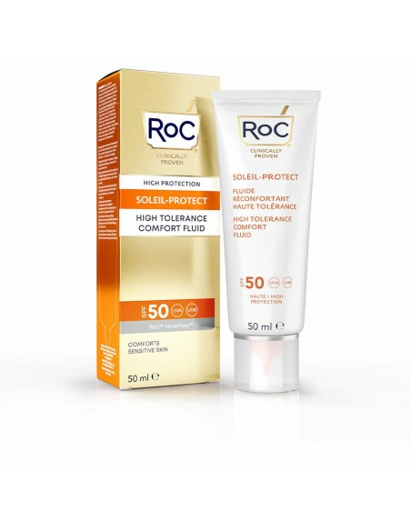 Protector Solar Roc High Tolerance Pieles sensibles SPF 50 (50 ml)