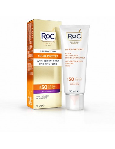 Protezione Solare Roc Trattamento Antimacchie SPF 50 (50 ml)