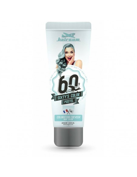 Coloración Semipermanente Hairgum Sixty's Color Icy Blue (60 ml)