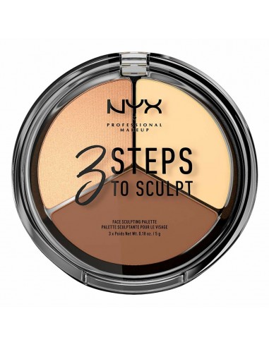 Make-up Etui NYX 3 Steps to Sculpt Light (5 g)