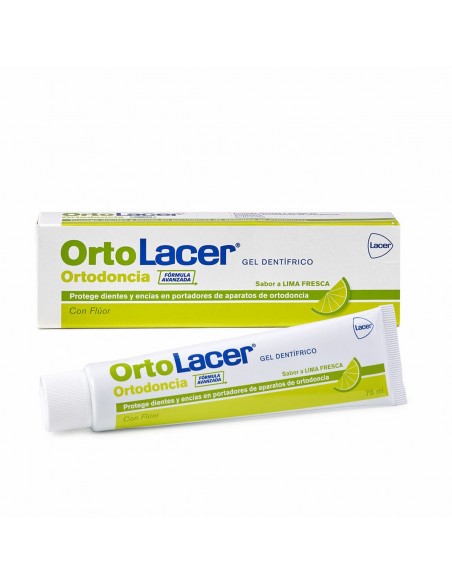 Toothpaste Lacer Ortodoncia Lime (75 ml)