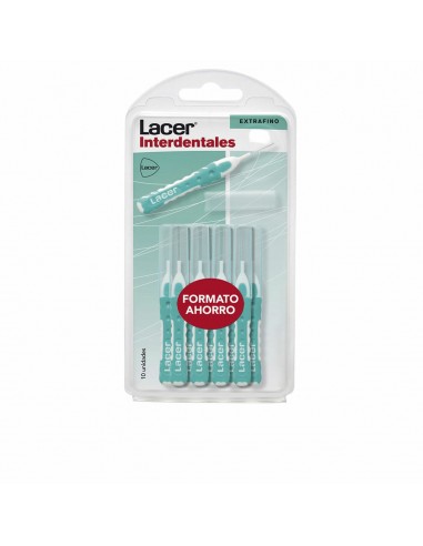 Brosse à Dents Interdentaire Lacer (10 uds) Droit Extrafins