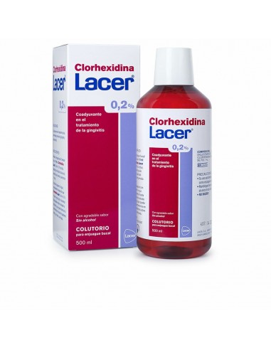 Bain de Bouche Lacer Clorhexidina 0,2% (500 ml) (Parapharmacie)