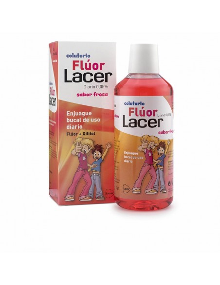 Collutorio Lacer Fragola Fluoro Junior (500 ml)