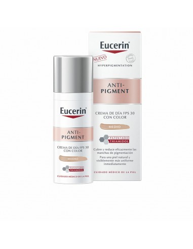 Base Cremosa per il Trucco Eucerin Anti Pigment Medio (50 ml)