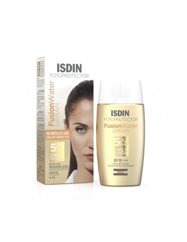 Lozione Solare Isdin Fotoprotector Fusion Water Urban SPF 30 (50 ml)