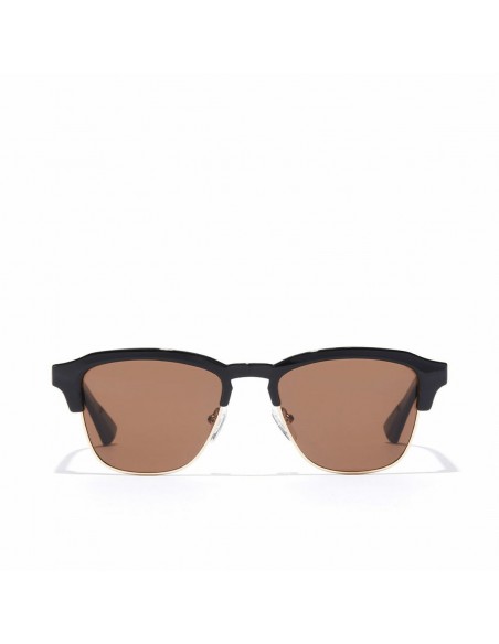 Gafas de Sol Unisex Hawkers New Classic Negro Marrón Polarizadas (Ø 52