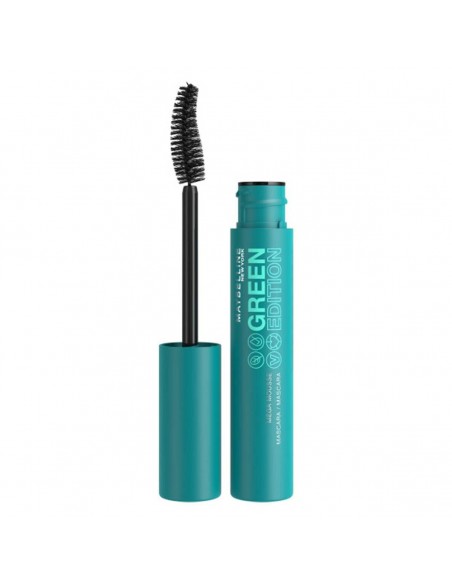 Mascara pour les cils effet volume Maybelline Green Edition Noir (9,5 ml)