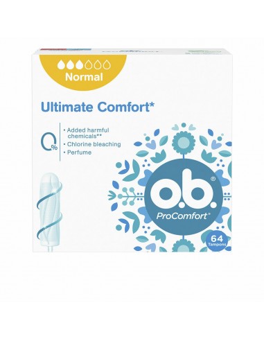 Tampones Regulares Ob Procomfort 64 Unidades