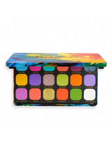 Palette d'ombres à paupières Revolution Make Up Forever Flawless Birds of Paradise 18 couleurs