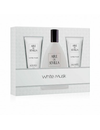 Set de Parfum Femme Aire Sevilla White Musk 3 Pièces