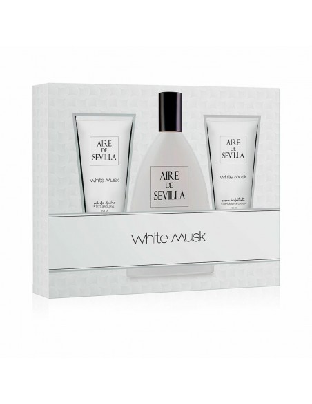 Cofanetto Profumo Donna Aire Sevilla White Musk 3 Pezzi