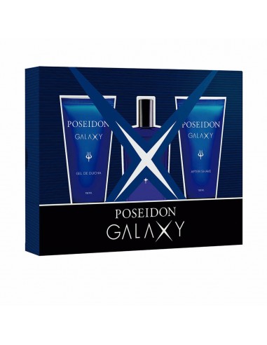 Set de Perfume Hombre Poseidon Poseidon Galaxy 3 Piezas