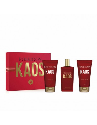 Set de Parfum Homme Poseidon Poseidon Kaos 3 Pièces