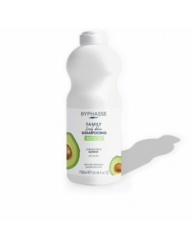 Shampooing nourrissant Byphasse Family Fresh Delice Cheveux secs Avocat (750 ml)