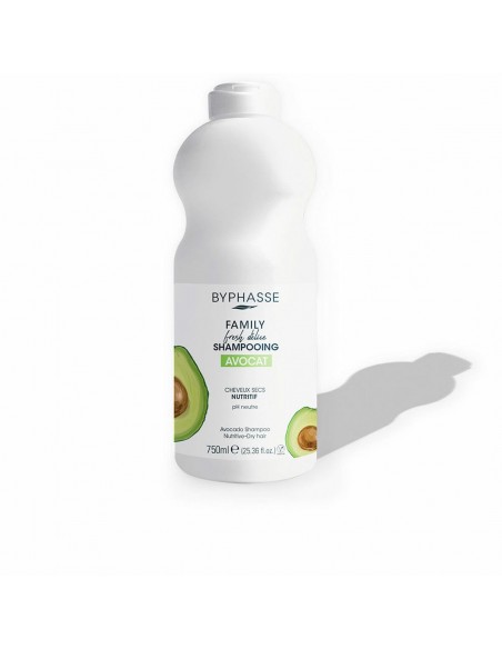 Nourishing Shampoo Byphasse Family Fresh Delice Dry Hair Avocado (750 