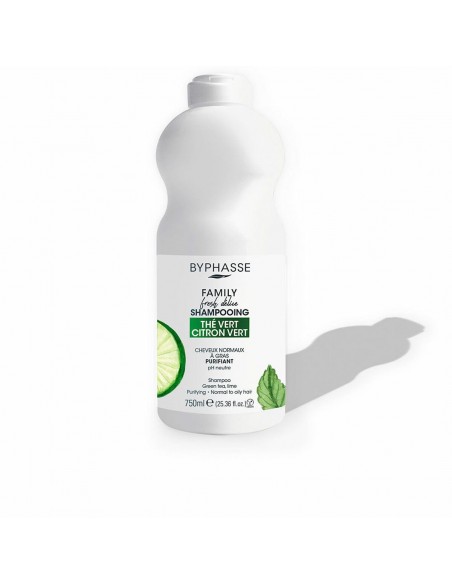 Purifying Shampoo Byphasse Family Fresh Delice Lime Greasy Hair Green 