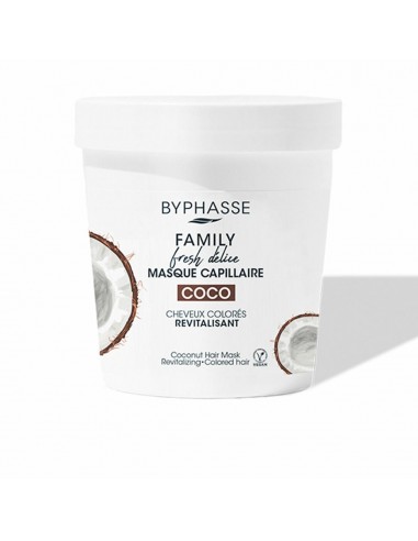 Revitalising Mask Byphasse Family Fresh Delice Coconut Coloured hair (