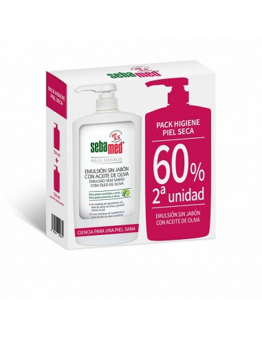 Shower Gel Without Soap Sebamed Dry Skin Olive Oil 2 Units