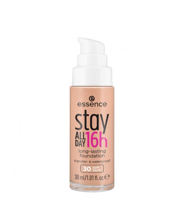 Base de Maquillage Crémeuse Essence Stay All Day 16H 30-soft sand (30 ml)