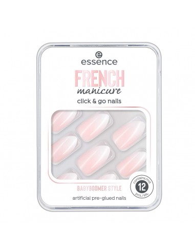 Falsche Nägel Essence Click & Go Nails 02-babyboomer style Französisch