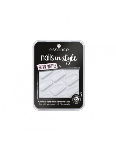 False nails Essence Nails In Style 11-sheer whites 12 Units