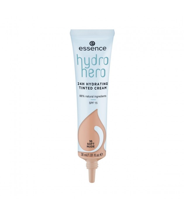 Crème Hydratante avec Couleur Essence Hydro Hero 10-soft nude SPF 15 (30 ml)