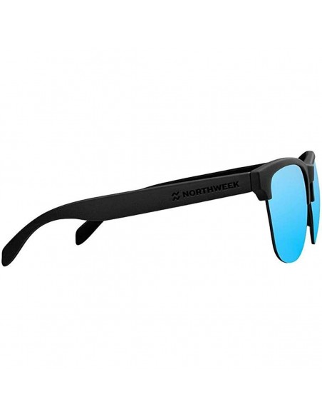 Lunettes de soleil Unisexe Northweek Gravity Deck Noir Bleu (Ø 48,5 mm)