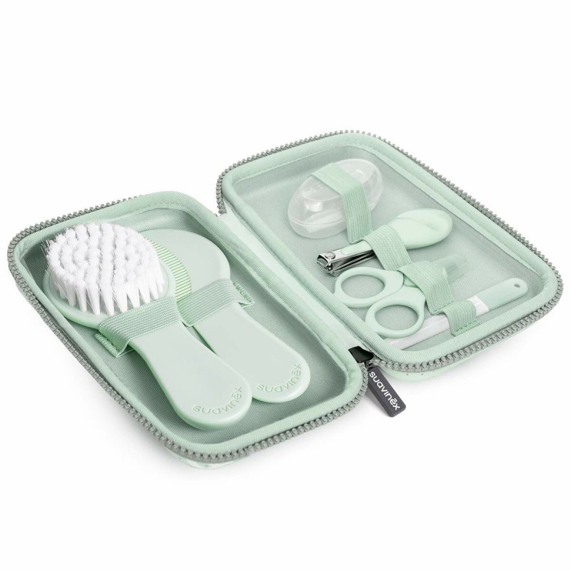 Ensemble de Manucure pour Bébé Suavinex Vert (7 Pièces)