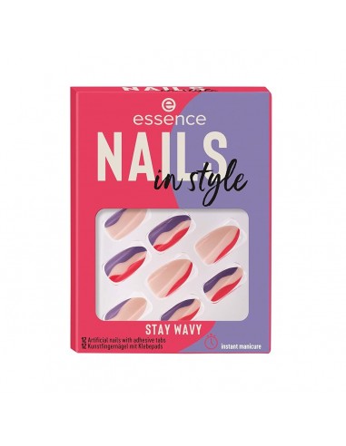 False nails Essence Nails In Style Stay wavy