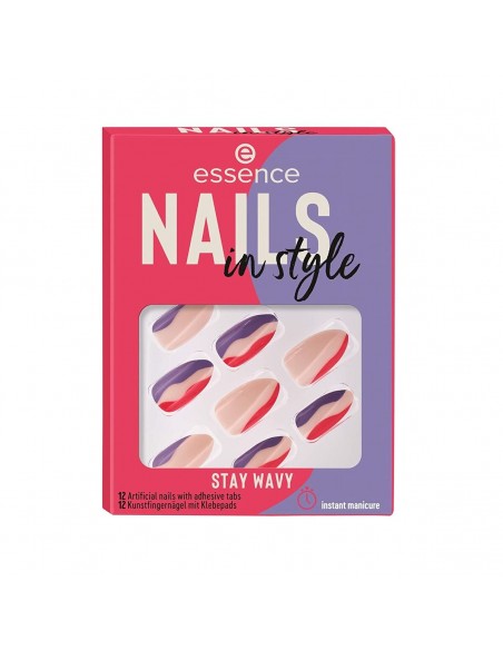 False nails Essence Nails In Style Stay wavy