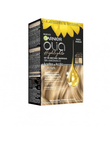 Haarkleur Zonder Ammoniak Garnier Olia Highlights Blond 3 Onderdelen W