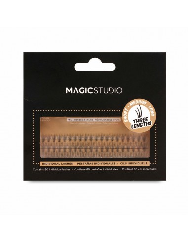 Lot de faux cils Magic Studio Mink Individuel 60 Unités