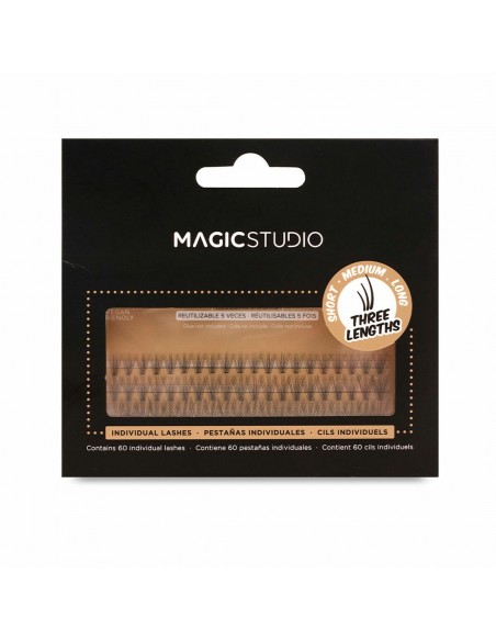 Lot de faux cils Magic Studio Mink Individuel 60 Unités