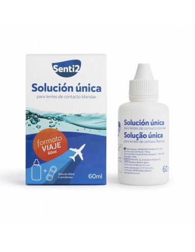 Liquide de nettoyage Senti2 Única 60 ml Acide Hyaluronique Solution aqueuse