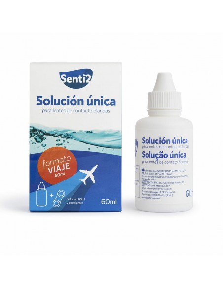 Liquide de nettoyage Senti2 Única 60 ml Acide Hyaluronique Solution aqueuse