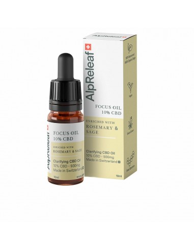 Öl AlpReleaf Focus 10% CBD (10 ml)