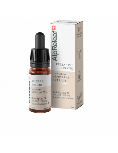 Aceite AlpReleaf Releaf 15% CBD (10 ml)