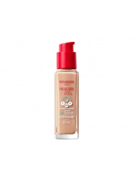 Base Cremosa per il Trucco Bourjois Healthy Mix 525-rose beige (30 ml)