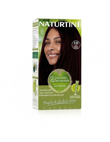 Teinture permanente Naturtint Naturtint 3.56 rojo radiante intenso Sans ammoniaque (170 ml)