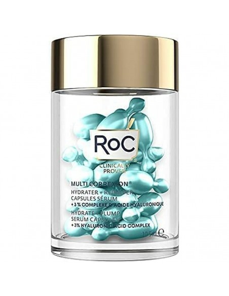 Sérum Facial Roc Multi Correxion Ácido Hialurónico 30 Cápsulas