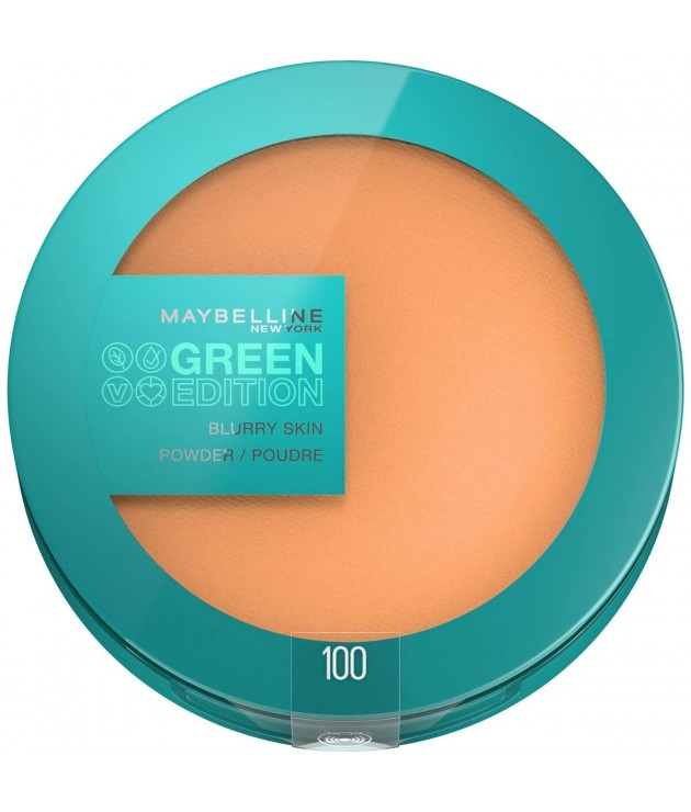 Compact Powders Maybelline Green Edition Nº 100 Verzachter