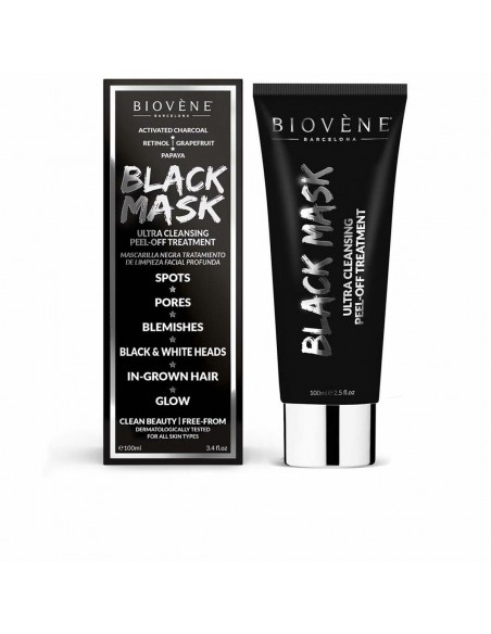 Facial Mask Peel Off Biovène Black Mask  (100 ml)