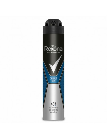 Deodorant Spray Rexona Cobalt Dry Mannen 48 uur (200 ml)